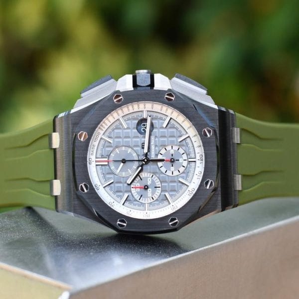 AP ROO 44MM Olive Rubber 2