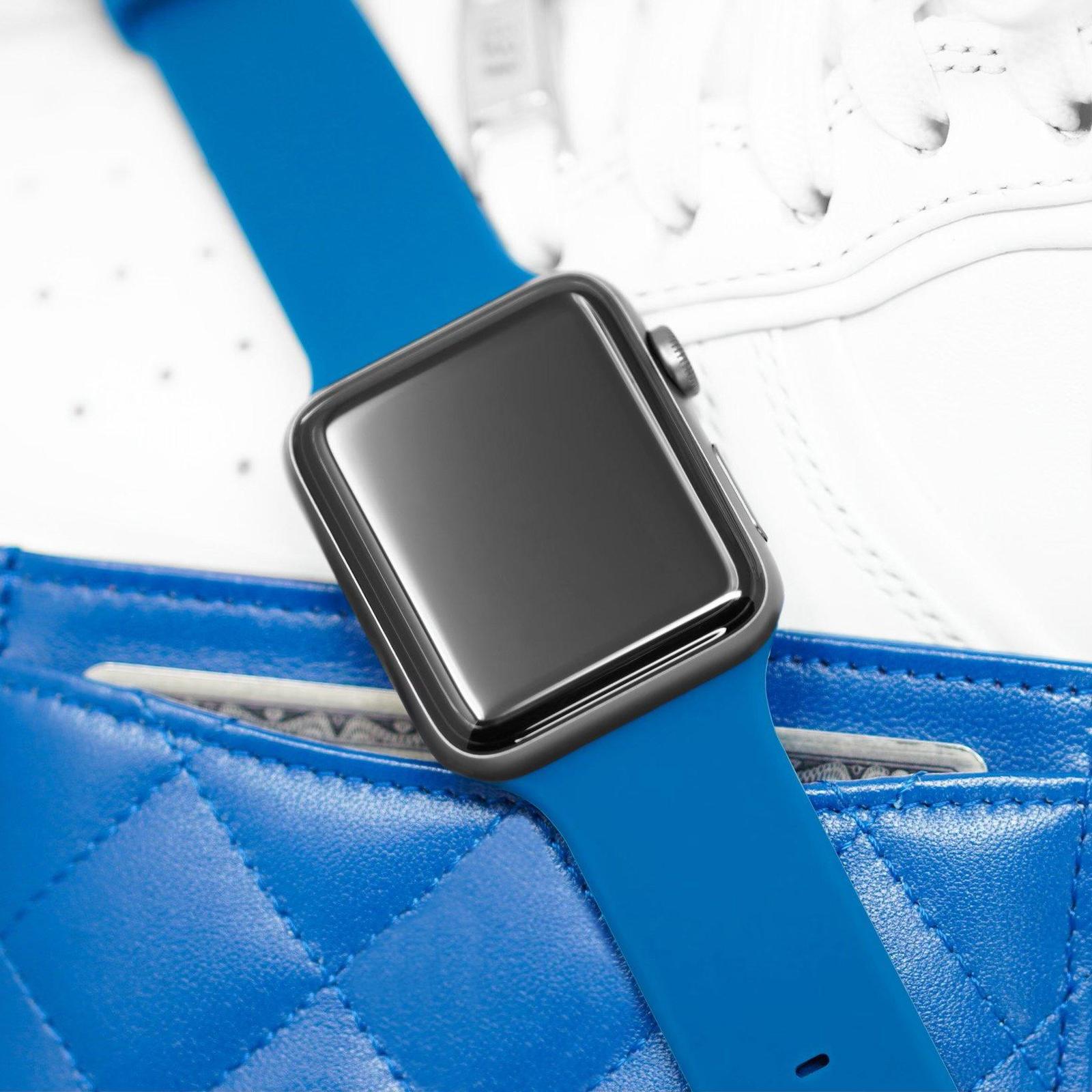 electric blue apple watch band