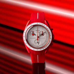MOONSWATCH CORSA RED & WHITE